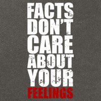 Facts Don't Care About Your Feelings Cotton Canvas Backpack