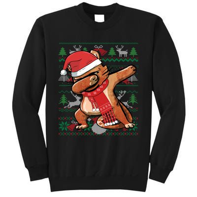 Funny Dabbing Cat Ugly Christmas Sweater Party Costume Gifts Sweatshirt