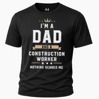 Funny Dad Construction Worker Fathers Day Gift Cooling Performance Crew T-Shirt