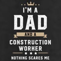 Funny Dad Construction Worker Fathers Day Gift 11oz C Handle Ceramic Mug
