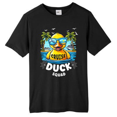 Funny Duck Cruise Rubber Duck Squad Vaction Cruise Ship Tall Fusion ChromaSoft Performance T-Shirt