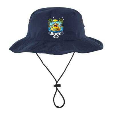 Funny Duck Cruise Rubber Duck Squad Vaction Cruise Ship Legacy Cool Fit Booney Bucket Hat