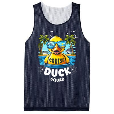 Funny Duck Cruise Rubber Duck Squad Vaction Cruise Ship Mesh Reversible Basketball Jersey Tank