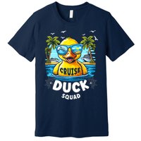 Funny Duck Cruise Rubber Duck Squad Vaction Cruise Ship Premium T-Shirt