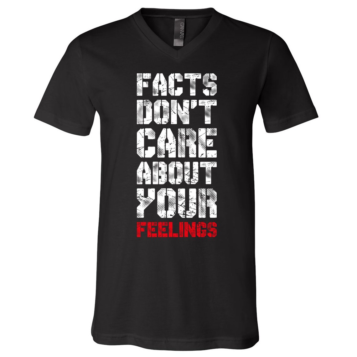 Facts Don't Care About Your Feelings Shirt, Ben Shapiro Shirt, Republican Shirt, V-Neck T-Shirt