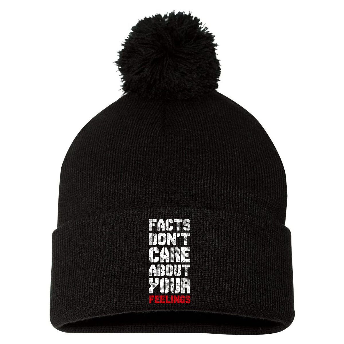 Facts Don't Care About Your Feelings Shirt, Ben Shapiro Shirt, Republican Shirt, Pom Pom 12in Knit Beanie
