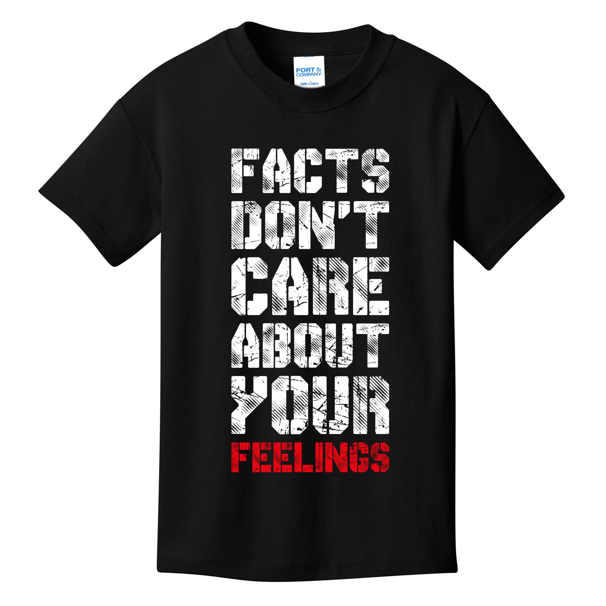Facts Don't Care About Your Feelings Shirt, Ben Shapiro Shirt, Republican Shirt, Kids T-Shirt