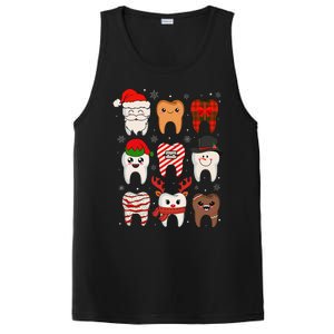 Funny Dental Christmas Teeth Cute Xmas Dentist Squad Crew PosiCharge Competitor Tank