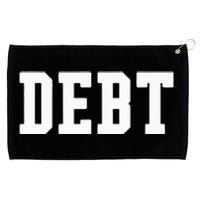 Funny Debt College University Student Loan Grommeted Golf Towel