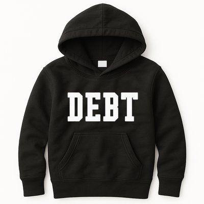 Funny Debt College University Student Loan Kids Hoodie