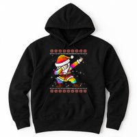 Funny Dabbing Christmas Santa Ugly Christmas Xmas Hoodie