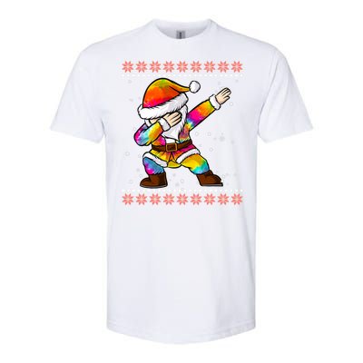 Funny Dabbing Christmas Santa Ugly Christmas Xmas Softstyle CVC T-Shirt