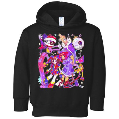 Funny Digital Circus Pomni Ragatha Jax Toddler Hoodie