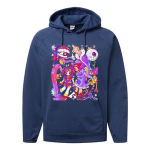 Funny Digital Circus Pomni Ragatha Jax Performance Fleece Hoodie