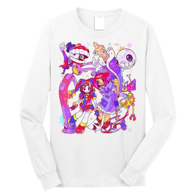 Funny Digital Circus Pomni Ragatha Jax Long Sleeve Shirt
