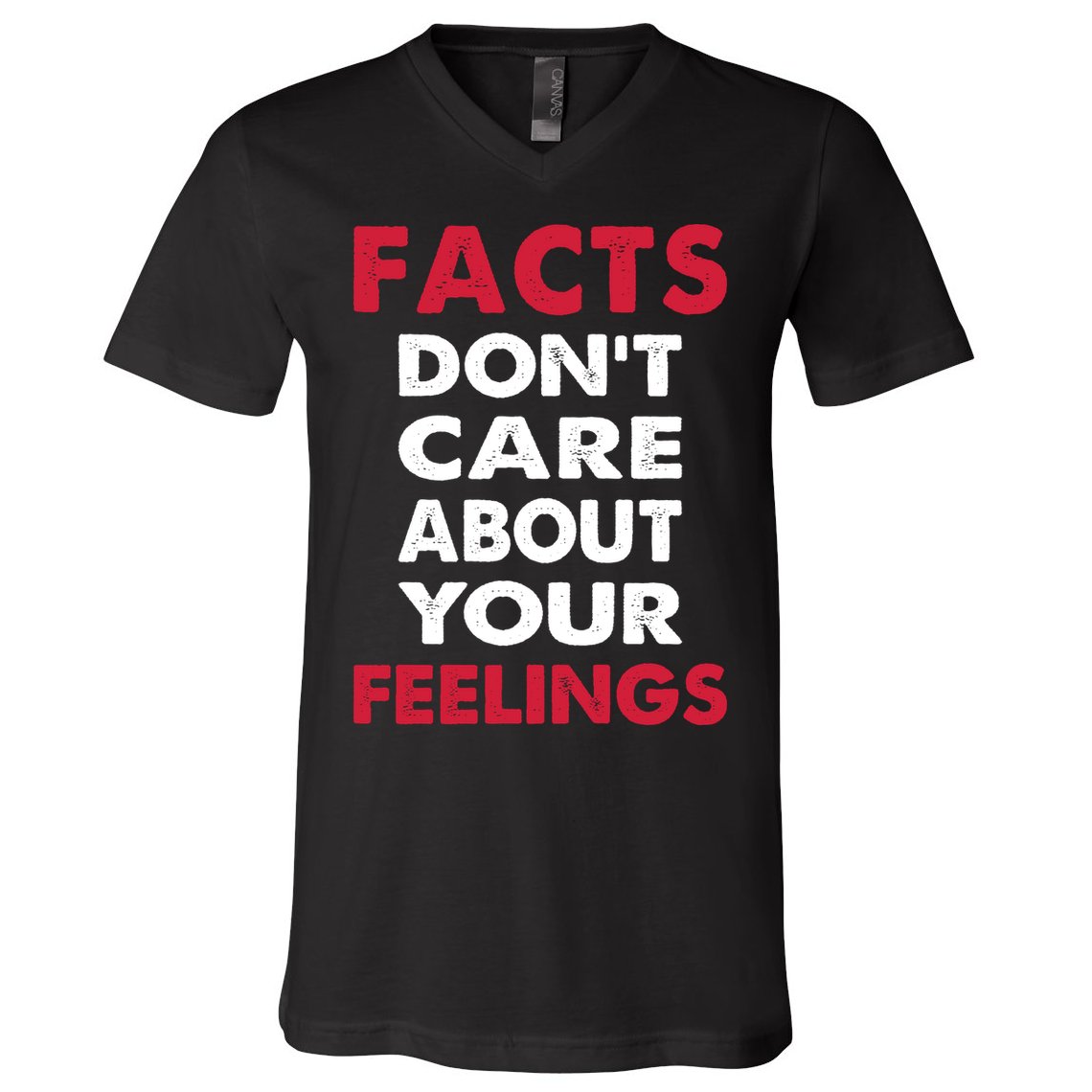Facts Don't Care About Your Feelings Shirt, Ben Shapiro Shirt, Republican Shirt, V-Neck T-Shirt