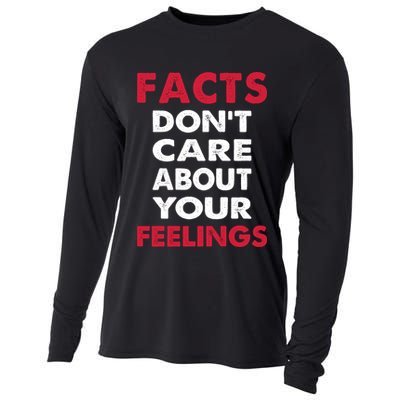 Facts Don't Care About Your Feelings Shirt, Ben Shapiro Shirt, Republican Shirt, Cooling Performance Long Sleeve Crew
