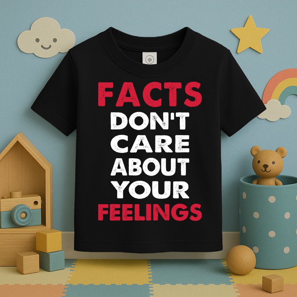 Facts Don't Care About Your Feelings Shirt, Ben Shapiro Shirt, Republican Shirt, Toddler T-Shirt
