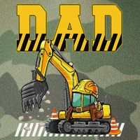 Funny Dad Construction Excavator Matching Family Legacy Tie Dye Trucker Hat