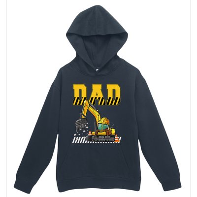 Funny Dad Construction Excavator Matching Family Urban Pullover Hoodie