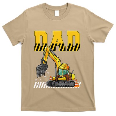 Funny Dad Construction Excavator Matching Family T-Shirt