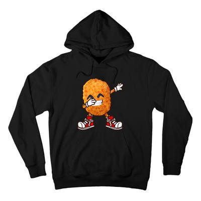 Funny Dabbing Chicken Nuggets Design Nugget Lover Tall Hoodie