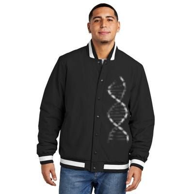 Funny DNA Cycling Bicycle Chain Mountain Bike Lovers Outfit Insulated Varsity Jacket