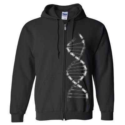 Funny DNA Cycling Bicycle Chain Mountain Bike Lovers Outfit Full Zip Hoodie