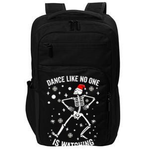 Funny Dancing Christmas Skeleton Dance Merry Xmas Season Gift Impact Tech Backpack