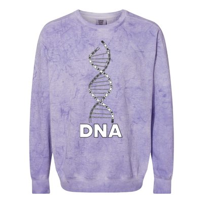 Funny DNA Cycling Bicycle Chain Mountain Bike Lovers Outfit Colorblast Crewneck Sweatshirt