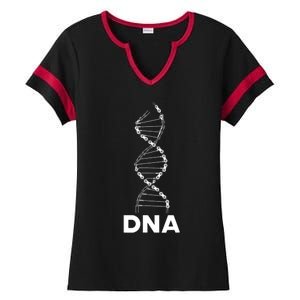 Funny DNA Cycling Bicycle Chain Mountain Bike Lovers Outfit Ladies Halftime Notch Neck Tee