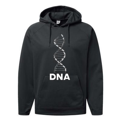 Funny DNA Cycling Bicycle Chain Mountain Bike Lovers Outfit Performance Fleece Hoodie