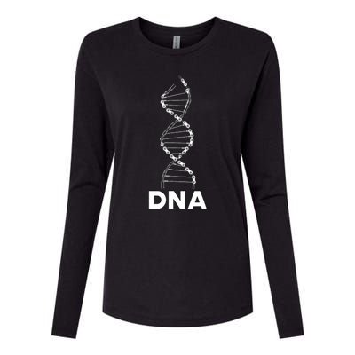 Funny DNA Cycling Bicycle Chain Mountain Bike Lovers Outfit Womens Cotton Relaxed Long Sleeve T-Shirt