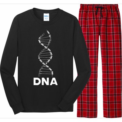 Funny DNA Cycling Bicycle Chain Mountain Bike Lovers Outfit Long Sleeve Pajama Set