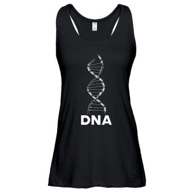 Funny DNA Cycling Bicycle Chain Mountain Bike Lovers Outfit Ladies Essential Flowy Tank