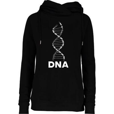 Funny DNA Cycling Bicycle Chain Mountain Bike Lovers Outfit Womens Funnel Neck Pullover Hood