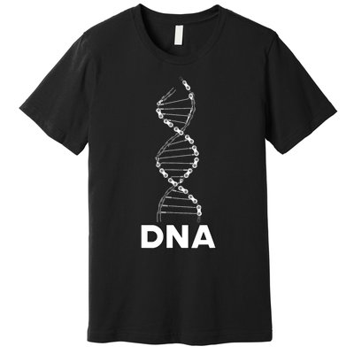 Funny DNA Cycling Bicycle Chain Mountain Bike Lovers Outfit Premium T-Shirt