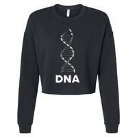 Funny DNA Cycling Bicycle Chain Mountain Bike Lovers Outfit Cropped Pullover Crew