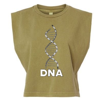 Funny DNA Cycling Bicycle Chain Mountain Bike Lovers Outfit Garment-Dyed Women's Muscle Tee