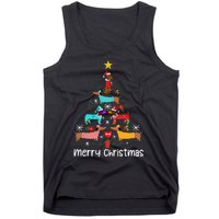 Funny Dachshund Christmas Tree Ornament Tank Top