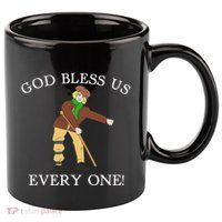 Floss Dance Christmas Carol Tiny Tim God Bless Us Everyone 11oz C Handle Ceramic Mug