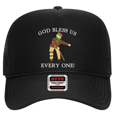 Floss Dance Christmas Carol Tiny Tim God Bless Us Everyone Trucker Hat
