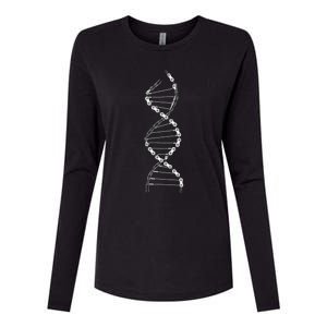 Funny DNA Cycling Bicycle Chain Mountain Bike Lovers Outfit Womens Cotton Relaxed Long Sleeve T-Shirt