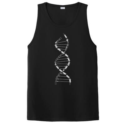 Funny DNA Cycling Bicycle Chain Mountain Bike Lovers Outfit PosiCharge Competitor Tank