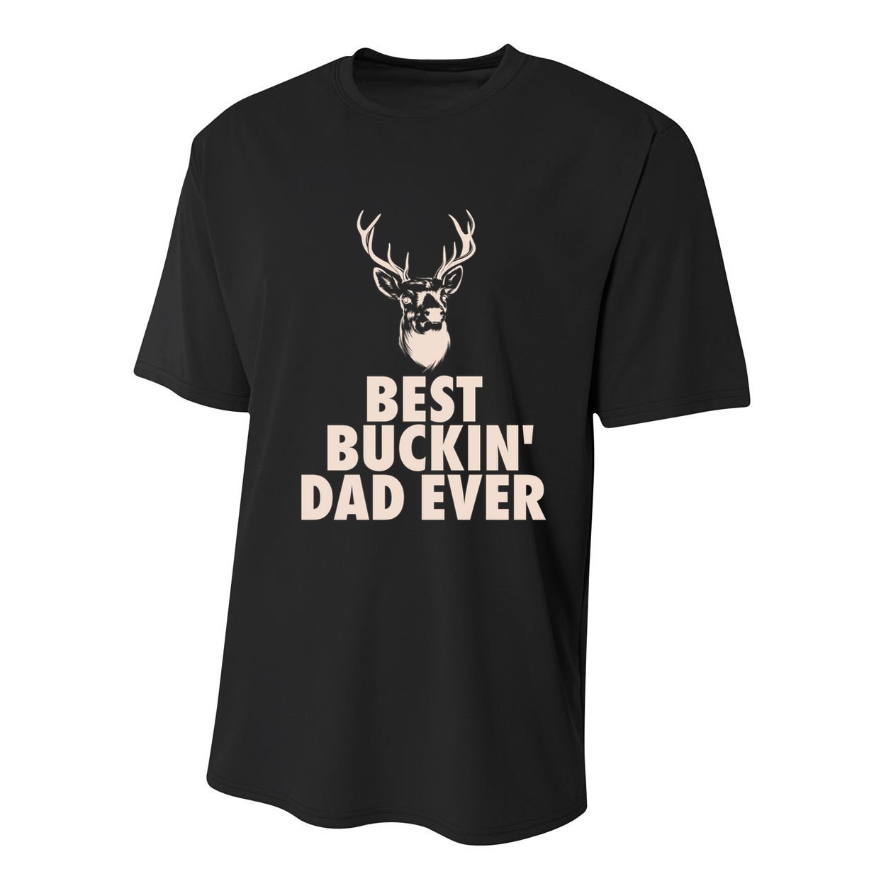 Fathers Day Christmas Funny Gift Hunting Dad Best Buckin Dad Ever Cool Gift Youth Performance Sprint T-Shirt