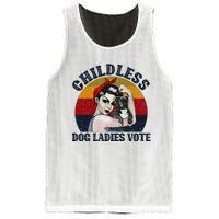 Funny Dog Childless Dog Ladies Vote The Riveter Mesh Reversible Basketball Jersey Tank