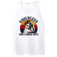 Funny Dog Childless Dog Ladies Vote The Riveter PosiCharge Competitor Tank