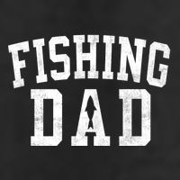 Fishing Dad Classic Bold Font FatherS Day Daddy Adult Drive Performance Visor