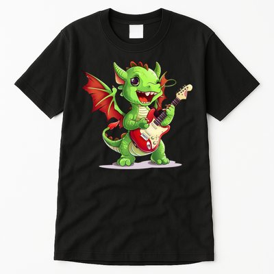 Fun Dragon Costume For Guitarists And Electric Guitar Lovers Tall T-Shirt