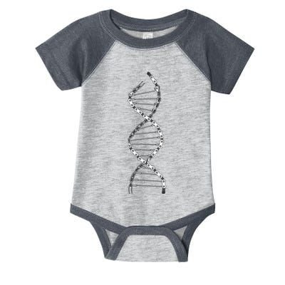 Funny Dna Cycling Bicycle Chain Mountain Bike Lovers Outfit Infant Baby Jersey Bodysuit